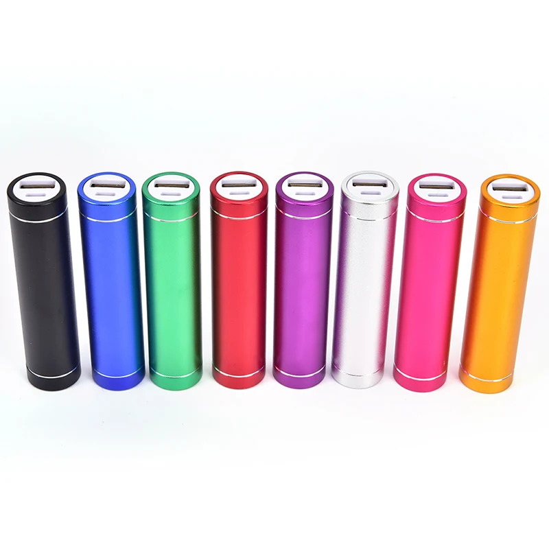 Colorful 2600mAh External USB Power Bank Box Battery Charger For Mobile Phone 18650 Batteries DIY (No Battery)