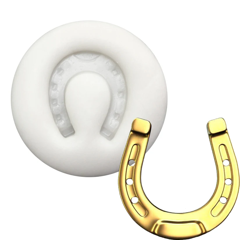 Horseshoe Silicone Sugarcraft Mold Chocolate Cupcake Baking Fondant Cake Decorating Tools