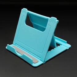 Universele telefoonhouder bureaustandaard voor mobiele telefoons Plastic opvouwbare bureaustandaard voor IPhone Huawei Xiaomi mobiele telefoonhouders