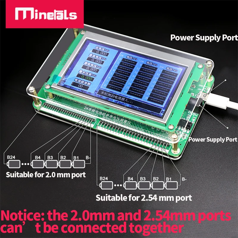 1s-24s Voltage display  3s 4s 5s 6s 7s 8s 9s 10s 12s 13s 14s 15s 17s 18s 20s 21s Lithium battery Voltage tester display screen