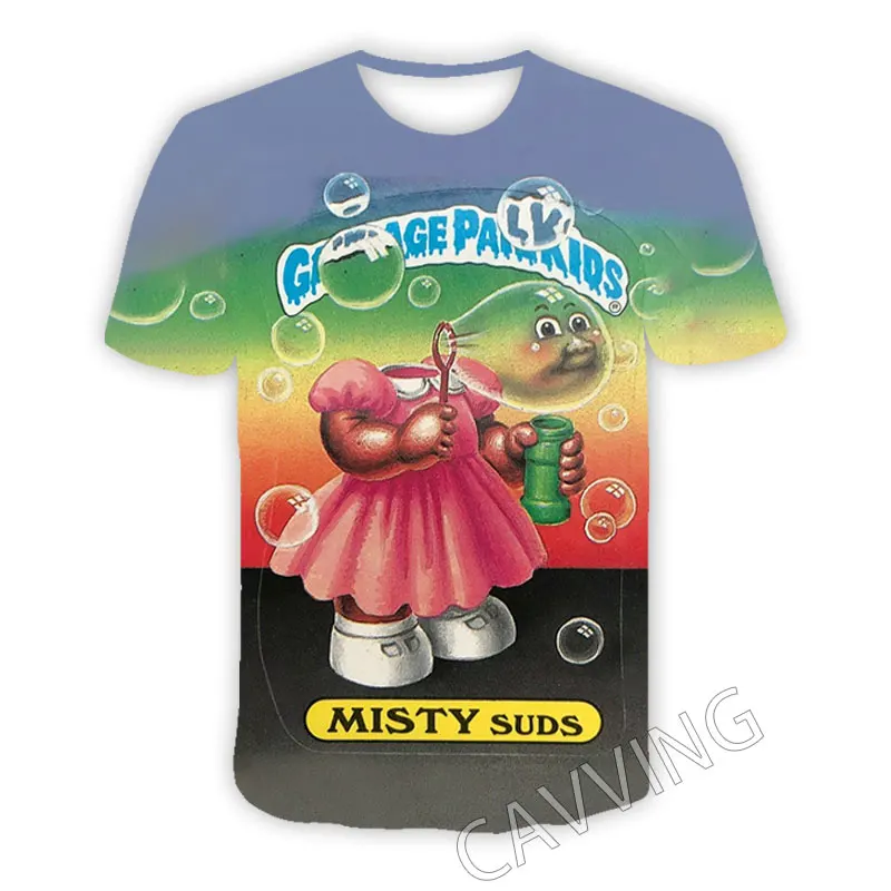 CAVVING 3D Printed  Garbage Pail Kids  Casual T-shirts  Hip Hop T Shirts Harajuku Styles Tops Clothing for Men/women   T02