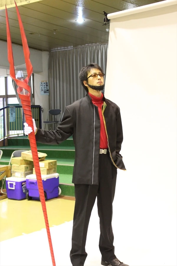 Gendo ikari cosplay traje superior + calça 11