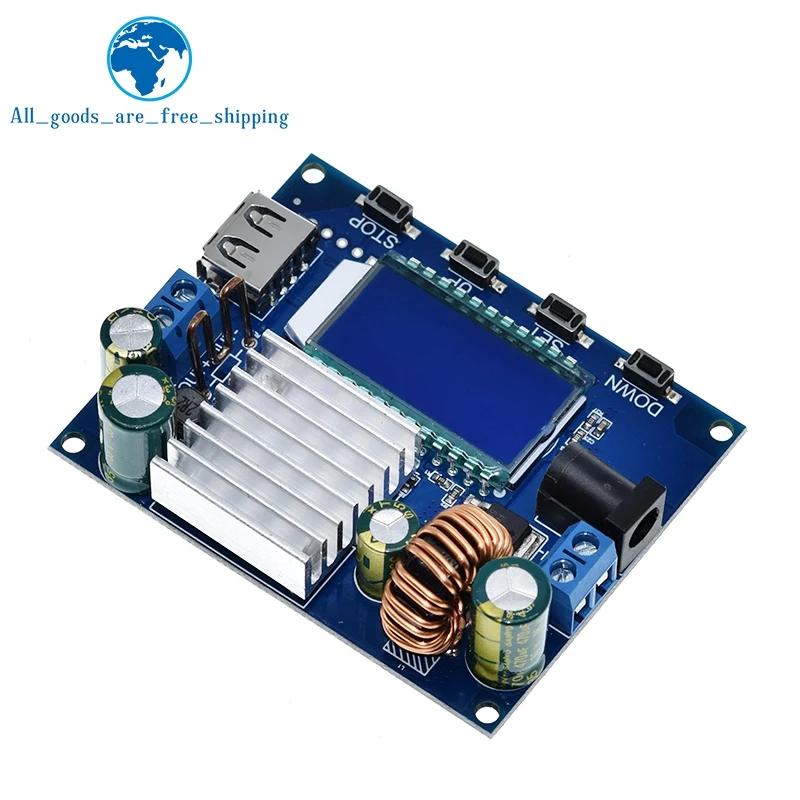 TZT 1/3PCS SK35L DC 0,6-30V 4A 35W 5V 6V 9V 12V 24V Boost/Buck CC CV Geregeltes Einstellbares DC-Stromversorgungsmodul – Detail 12