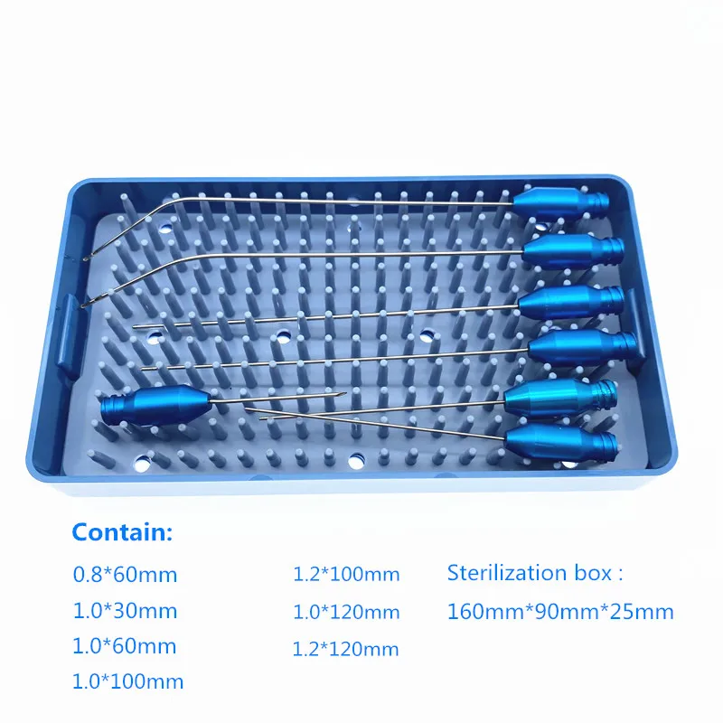 

Titanium Liposuction Cannula Needle Luer Lock Set Handle Liposuction Cannulas