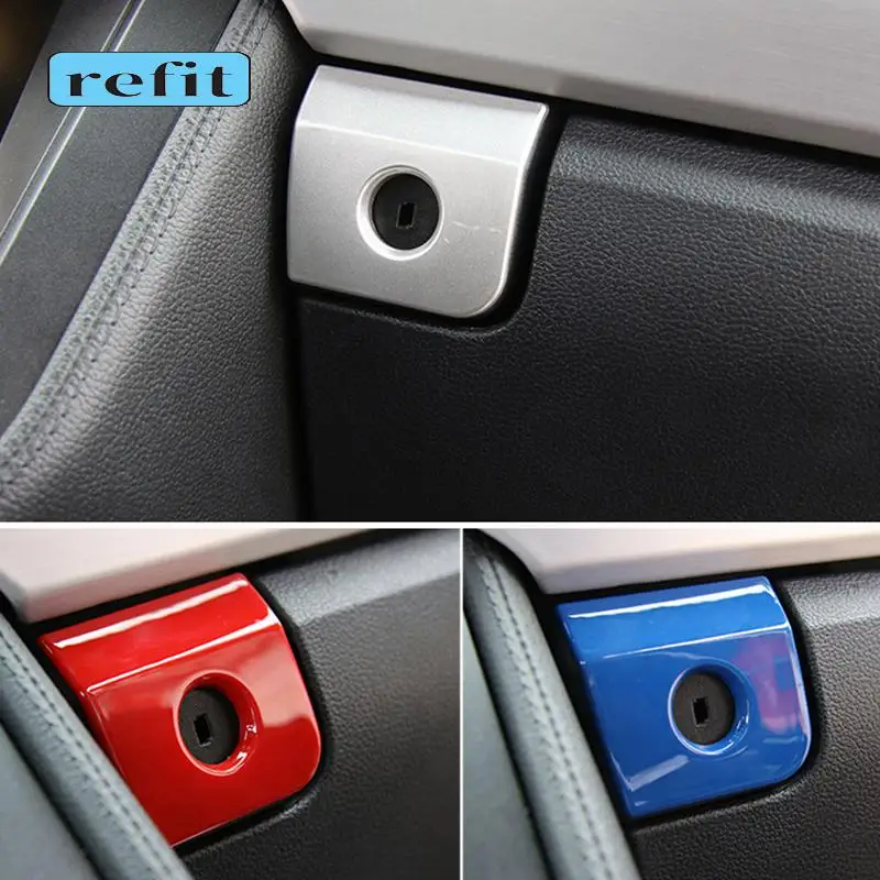 Center console storage box Glove box switch Button trim modified interior accessories for Ford Mustang Shelby GT500 EcoBoost