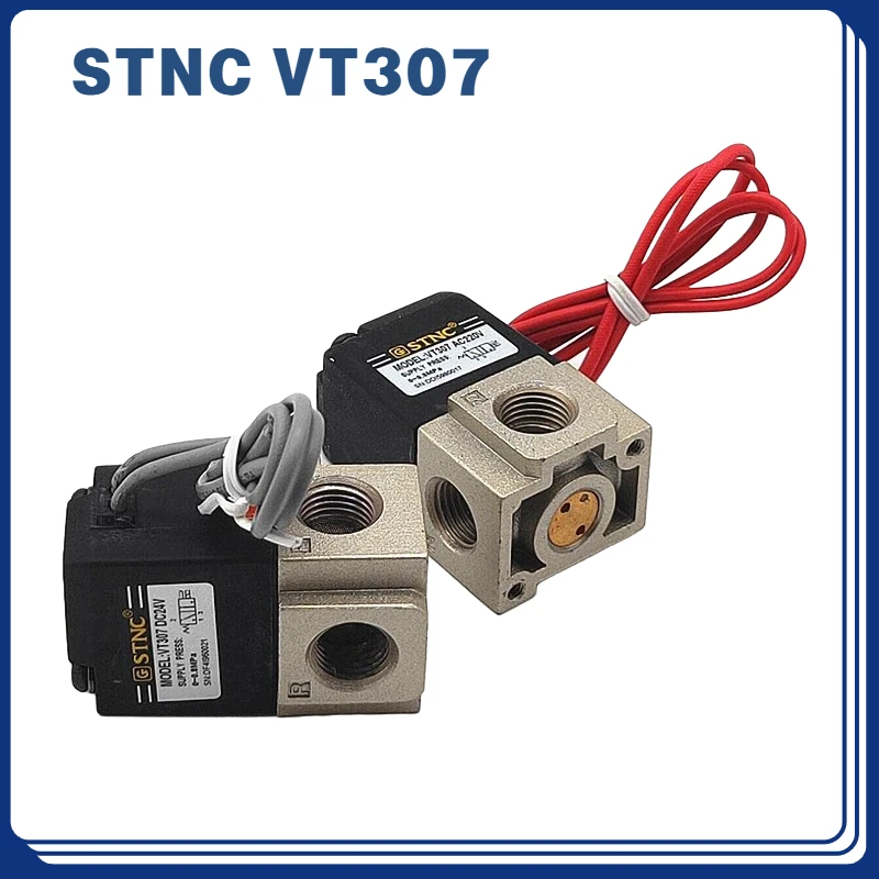 STNC VT307 هوائي عالية التردد التبديل صمام VT307-5G-02 فراغ صمام الملف اللولبي الضغط الإيجابي والسلبي AC220V DC24V #2