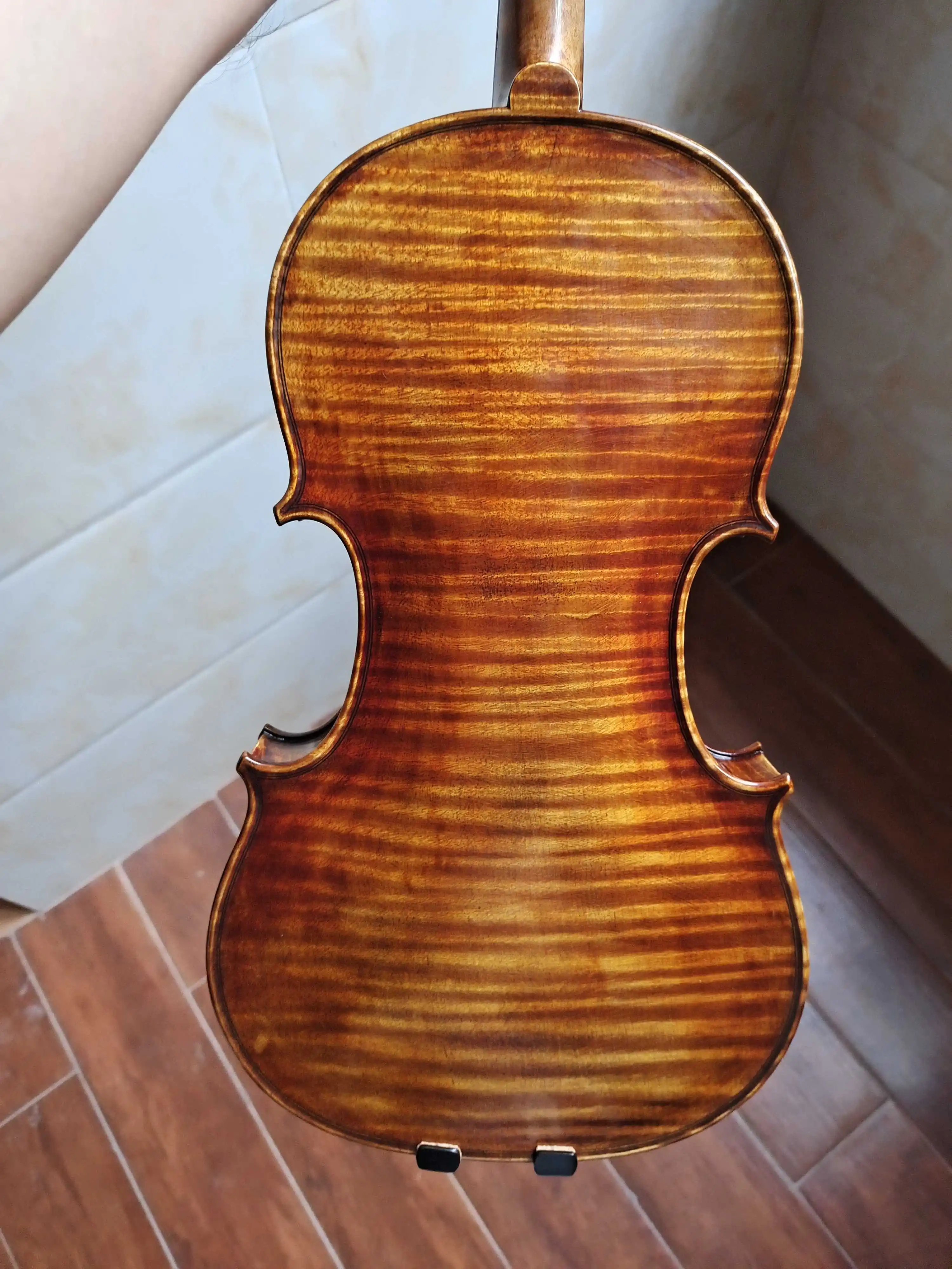 

Professional performance level Stradivarius violin 4/4 3/4 100% varnish Handmade violin Spruce violino & bow case strings