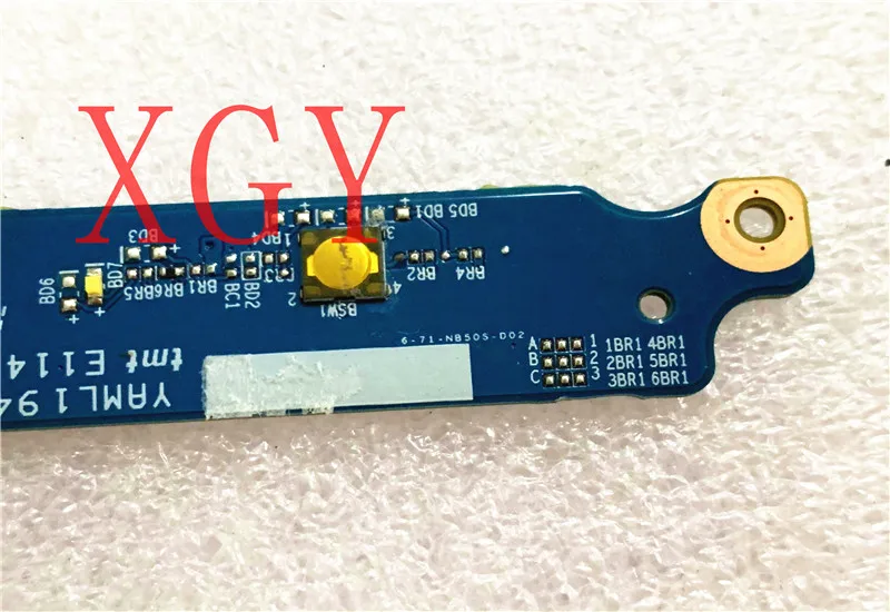 for clevo K670E-G6G6 NB50TH NB50TK Button Board 6-71-NB50S-D02