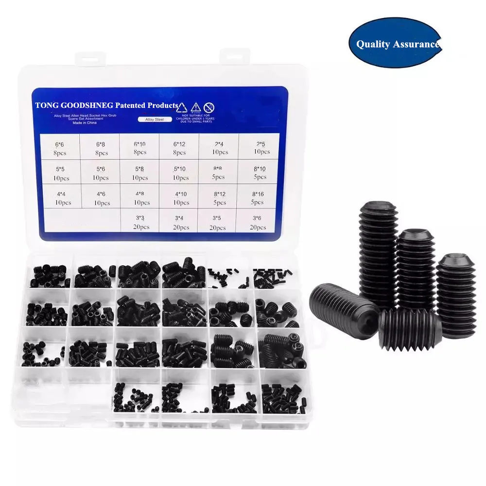 

Hexagon Headless Set Screw Grade 12.9 Carbon Steel Set Screw Cup Point Grub Screw M2 M3 M4 M5 M6 M8 Hex Socket Set Screws