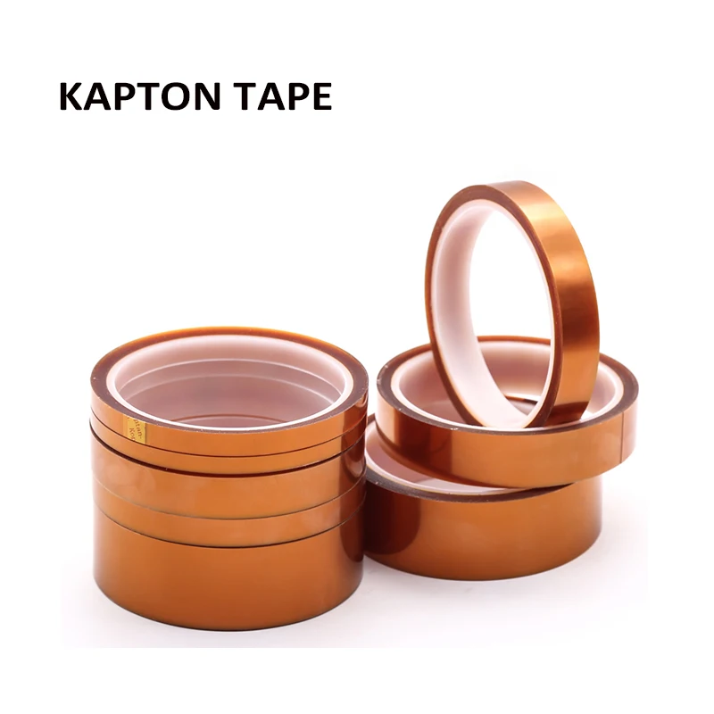 10M/Roll Double sided Kapton Tape Polyimide Tape High Temperature Adhesive Tape For Circuit Board Insulation