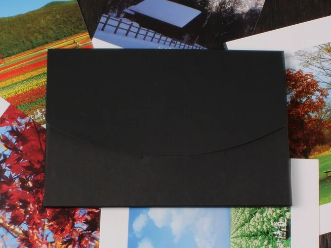 50pcs/lot 3 Colors Vintage Blank Kraft Paper DIY Multifunction Envelope postcard box Package paper wholesale