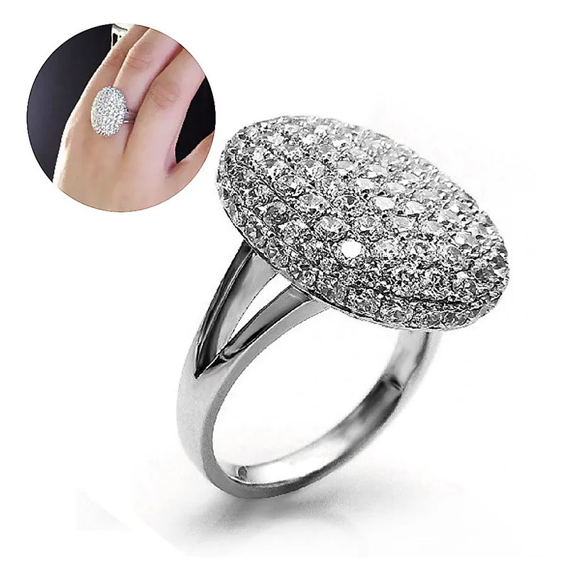 Fashion Movie Twilight Breaking Dawn Bella Engagement Wedding Ring Gorgeous Rhinestone Inlay Women Rings Jewelry