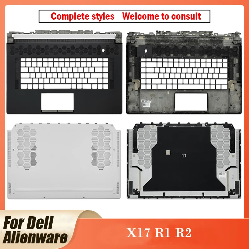 

New Original Gaming Laptop Palmrest Bottom Case Upper Top Lower Bottom Cover Shell 0YHR3X 094D11 For Dell Alienware X17 R1 R2