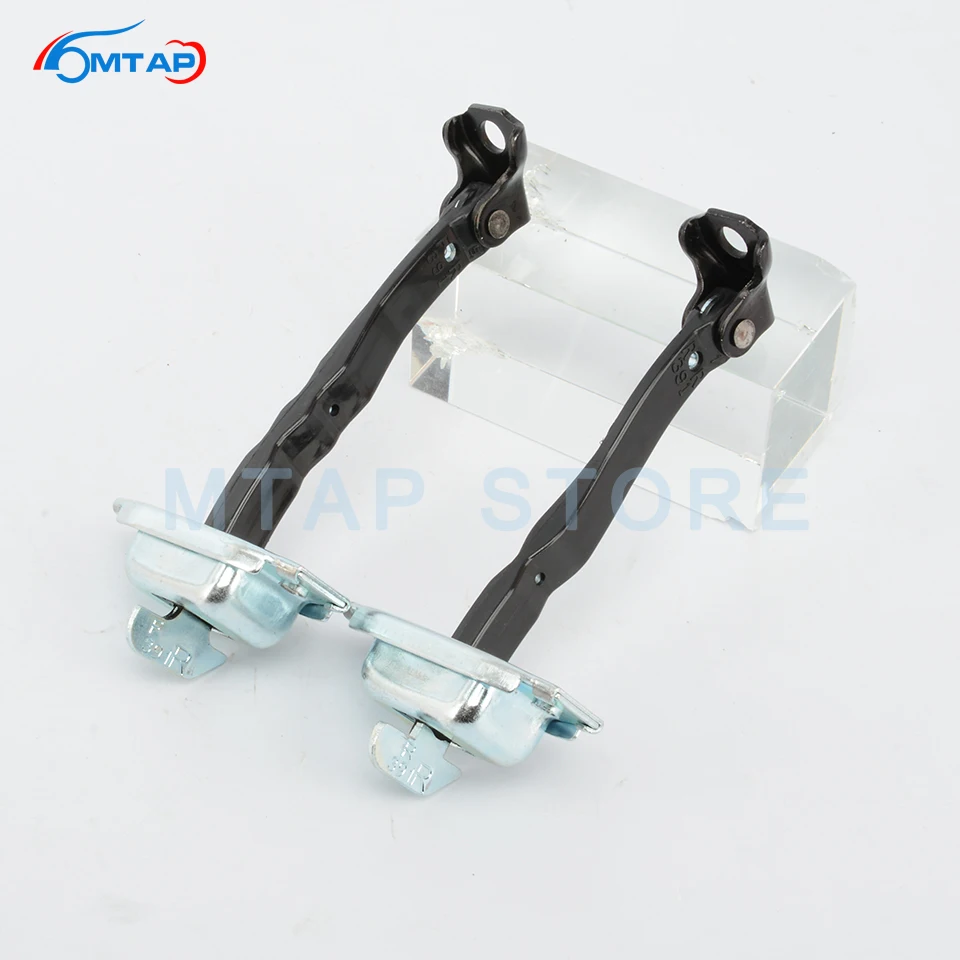 MTAP Auto Door Stopper Checker Front Rear Left-=Right For Toyota Vios Yaris Sedan NCP150 2013-2016 Door Strap Hinge Arm