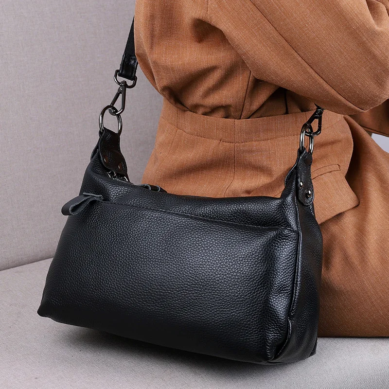 Genuine Leather Bag Female Small Women\'s Luxury Handbags Fashion Crossbody Bags For Women Shoulder Bag Ladies Tote Purse Wallet