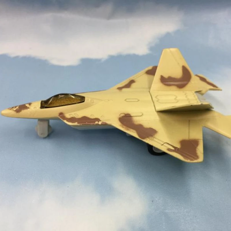 Diecast Vehicle B-52 F15 F117 P40 F22 C27 Mirage 2000 Boeing 747 Fighter Alloy Pull Back Airplane Model Toy Ornaments Kid Gift