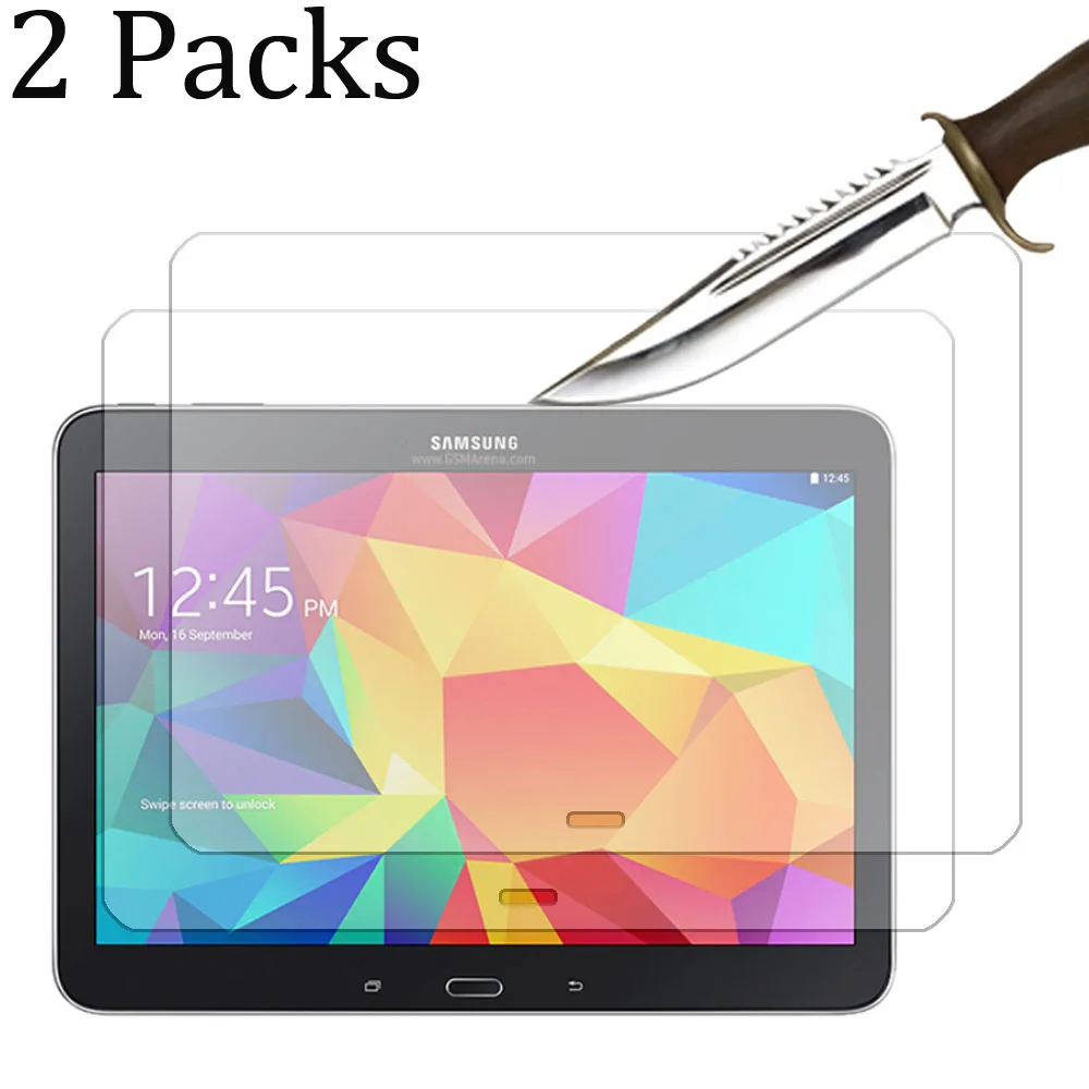 Protetor de tela para samsung galaxy, tablet de vidro temperado com 10.1 polegadas para tab 4 10.1 drive