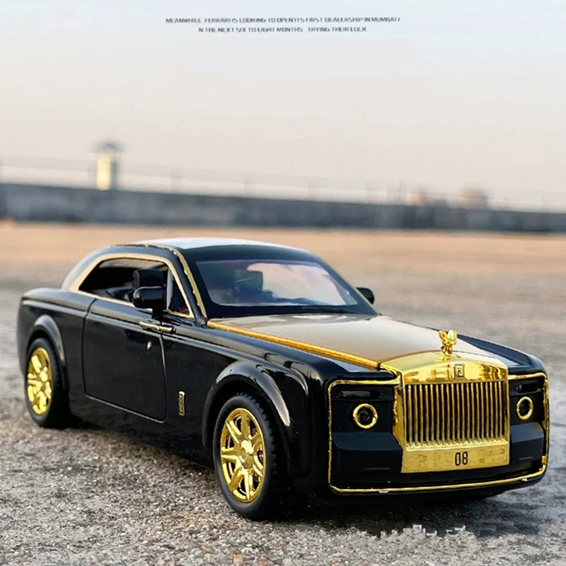 1:24 Rolls-Royce Sweptail Luxury Car Alloy Car Model Diecasts & Toy Vehicles Metal Toy Car Model Collection Simulation Kids Gift