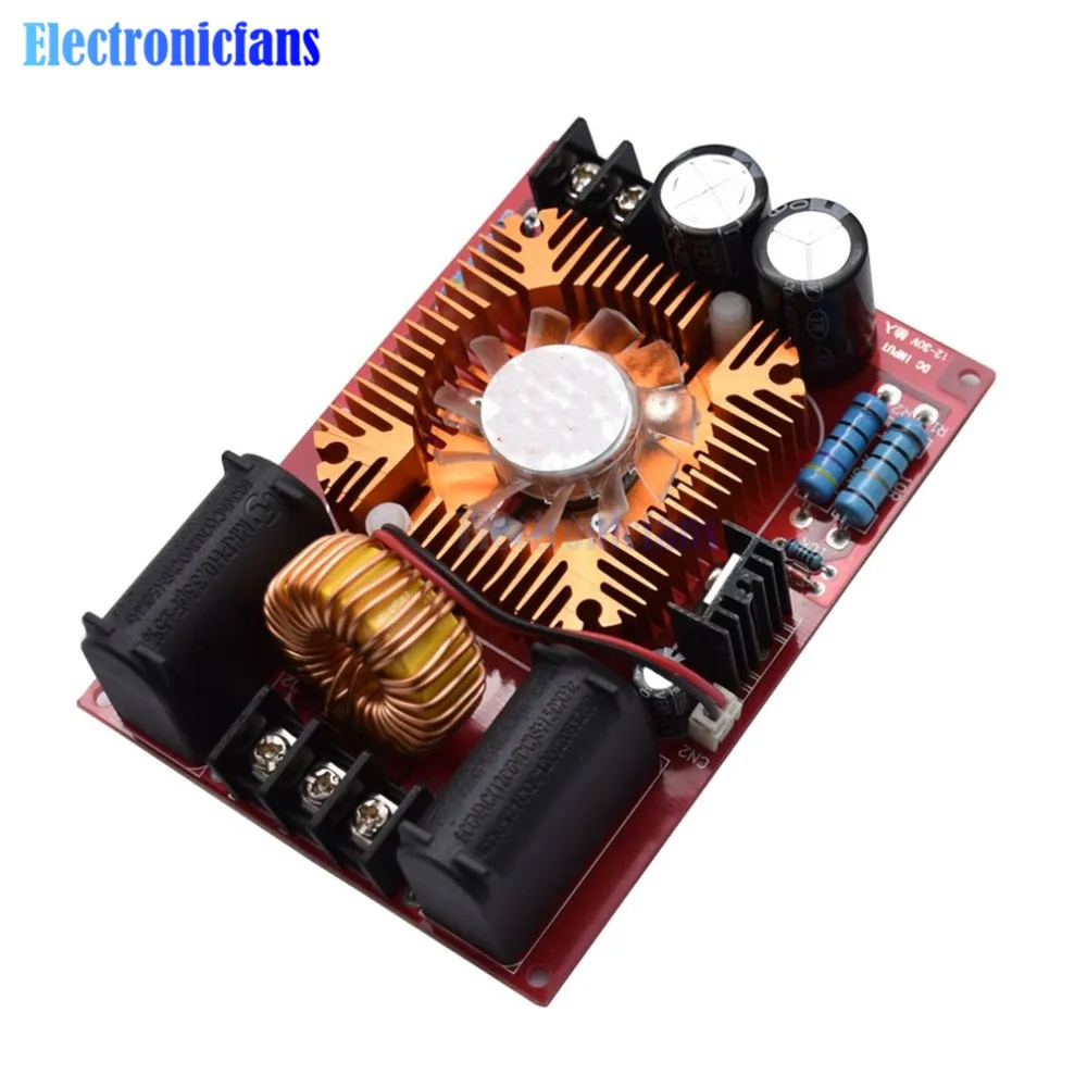 DC 12-30V ZVS Drive Board Module Tesla Coil Flyback Driver /SGTC/Marx Generator Ignition Coil with High Voltage Package 15A 250W