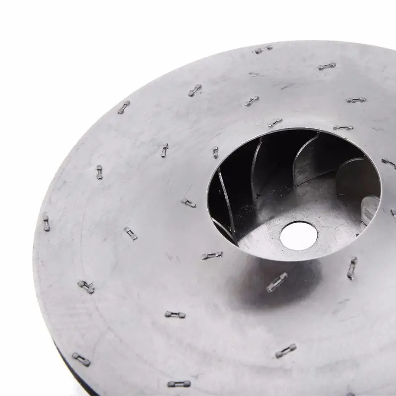 1pc Diameter 125mm Vacuum Cleaner Motor Fan Blade 8mm Hole Aluminum Impeller Dust Collector Motor Blade Wind Wheel