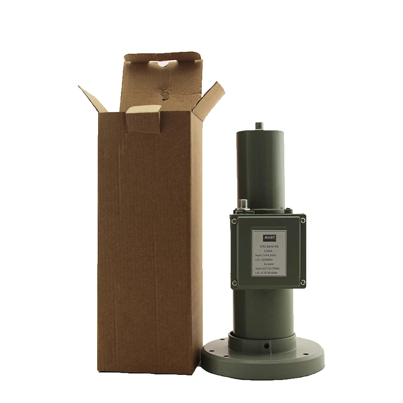 LNBF Polarização Linear FTA, C/KU Band, preço baixo, boa qualidade, Made in China, venda quente para o mercado da Rússia