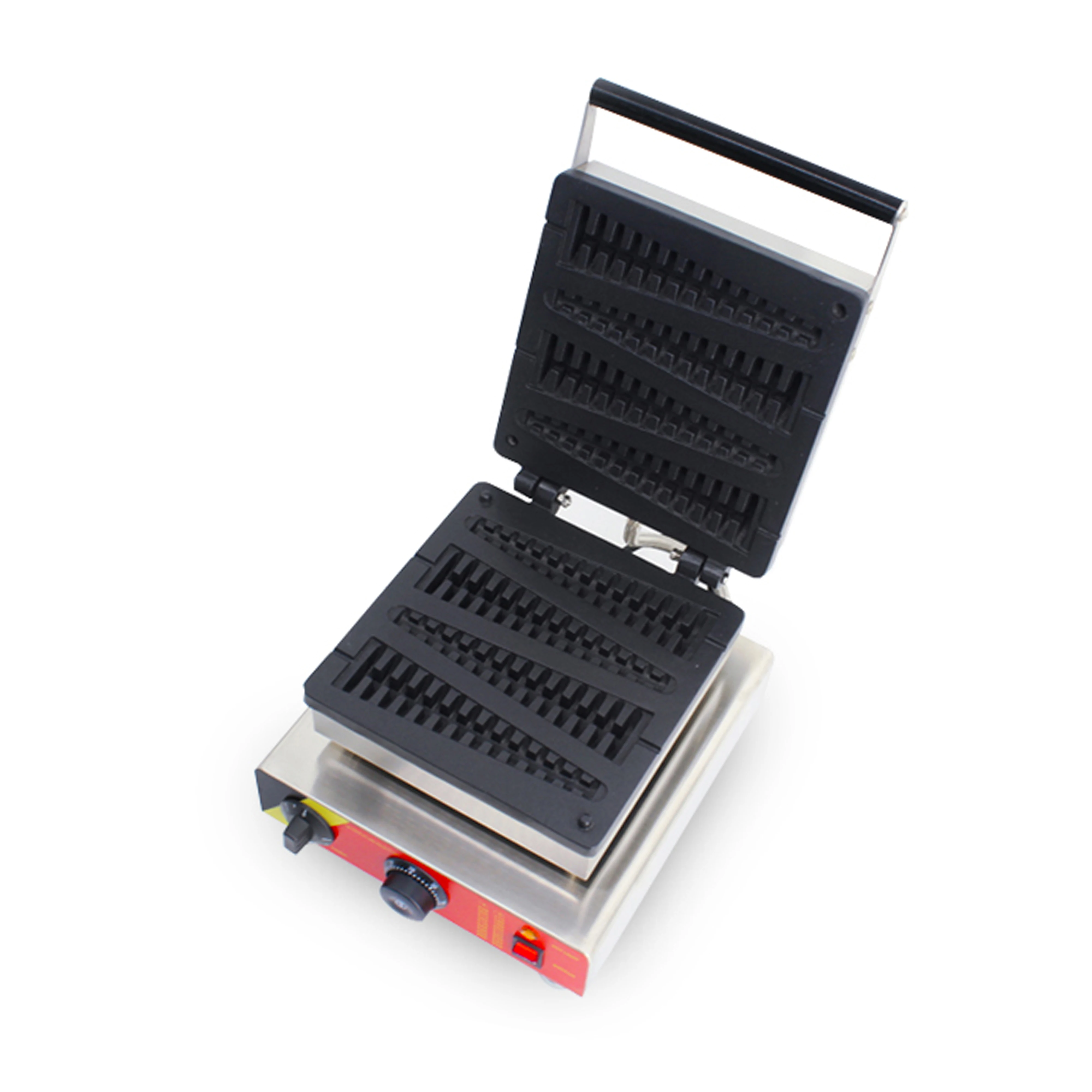 Venda quente nova árvore de natal comercial waffle fabricante lolly máquina fabricante bélgica waffle aço tainless com alta qualidade