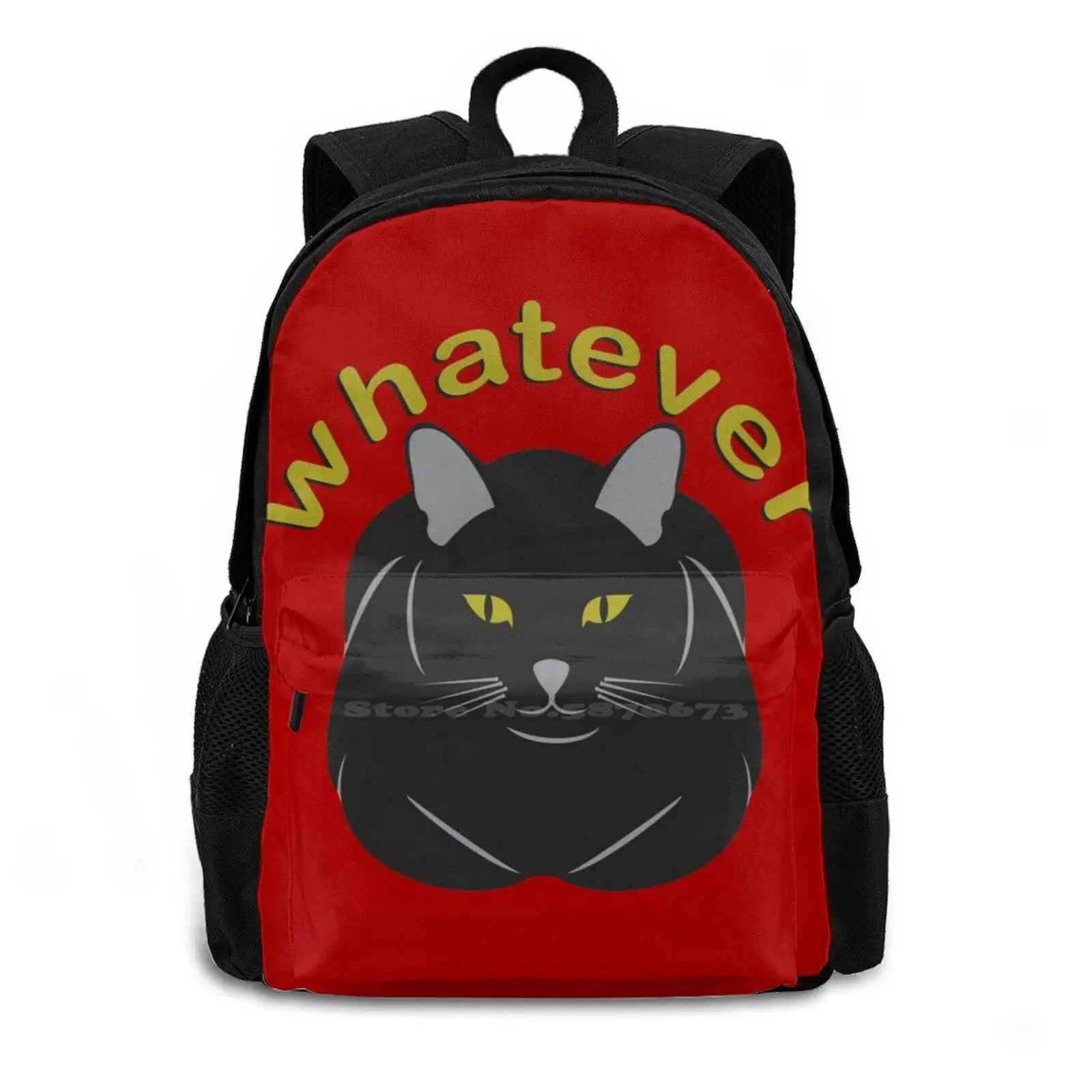 Whatever Kitty | On Red Bubble Loaf Cat Hot Sale Schoolbag Backpack Fashion Bags Loaf Kitty Loaf Cat Kitty Loaf Kitty Cat Loaf