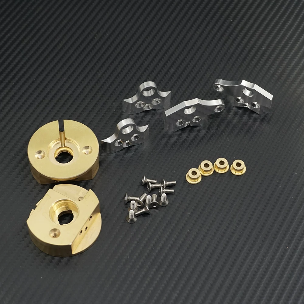 AXSPEED Wheels Hub Rim Axle Brass Counterweight for 1/10 RC Crawler Axial Wraith 90018 90020 90031 90045 90056 90048 90053 RR10