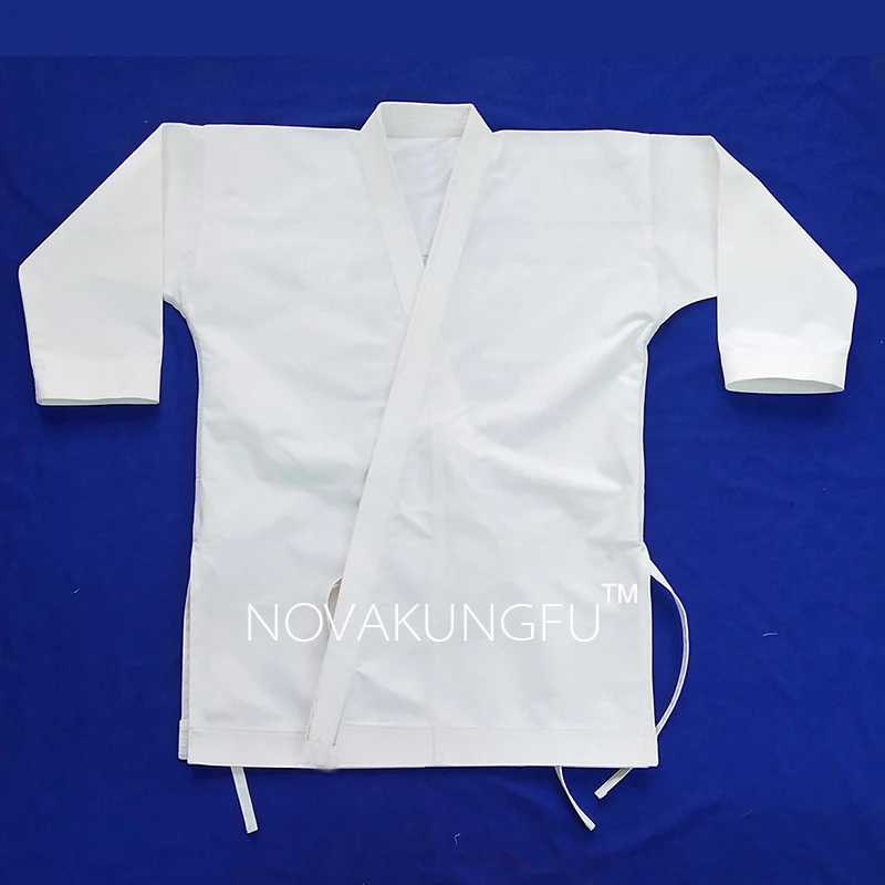 WFK Certified Karate Suit, Jizhenhui Polyester Cotton, Thickened Canvas, Training Suit, Competition Suit