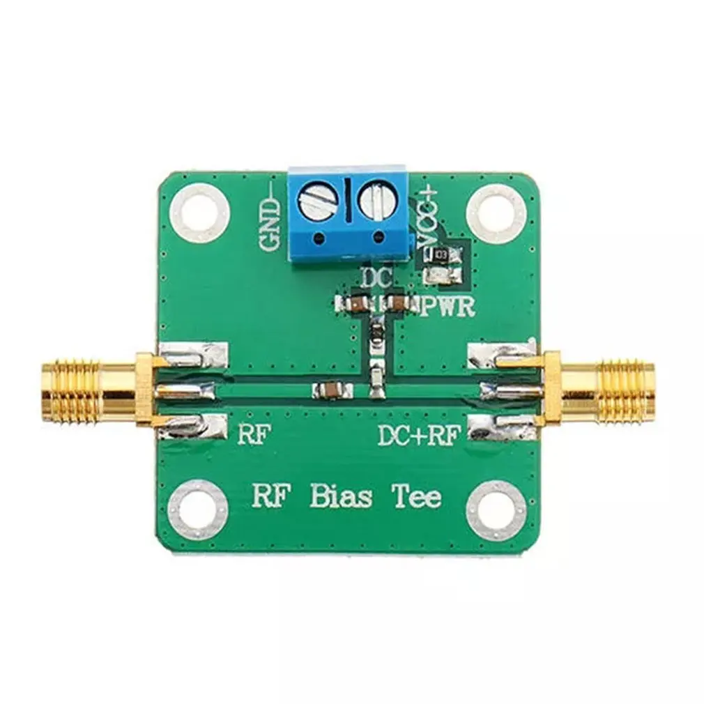 Bloqueador de viés da c.c. da micro-ondas da faixa larga do t do rf da viés 10-6000mhz 6ghz para o amplificador de rádio do presunto de baixo nível de ruído rtl sdr lna