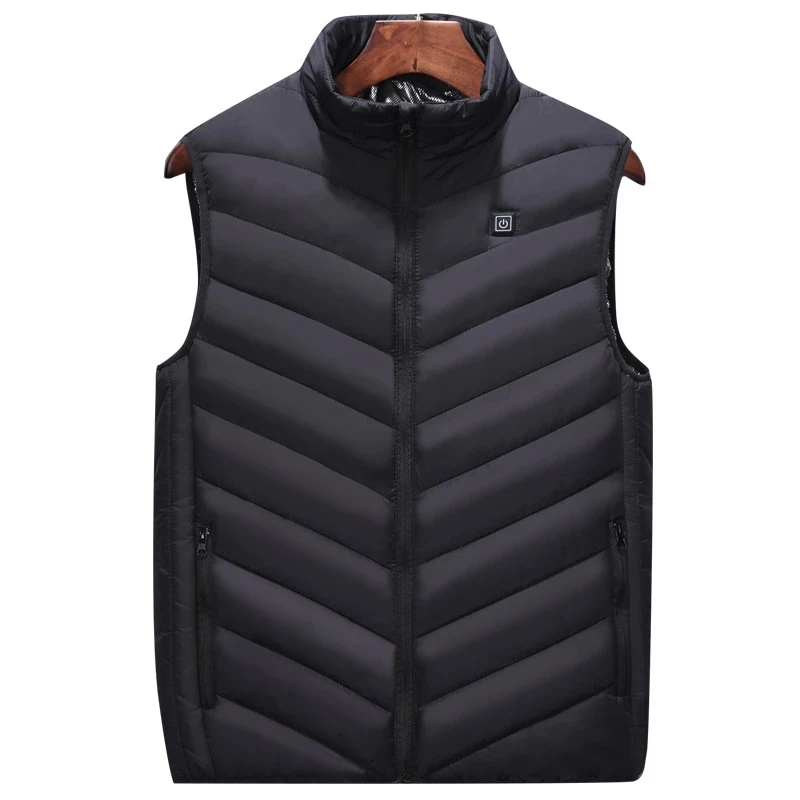 Men Autumn And Winter high quality Heated Vest Zones Electric Heated Jackets Men Graphene Heat Coat USB Heating Padded Jacket