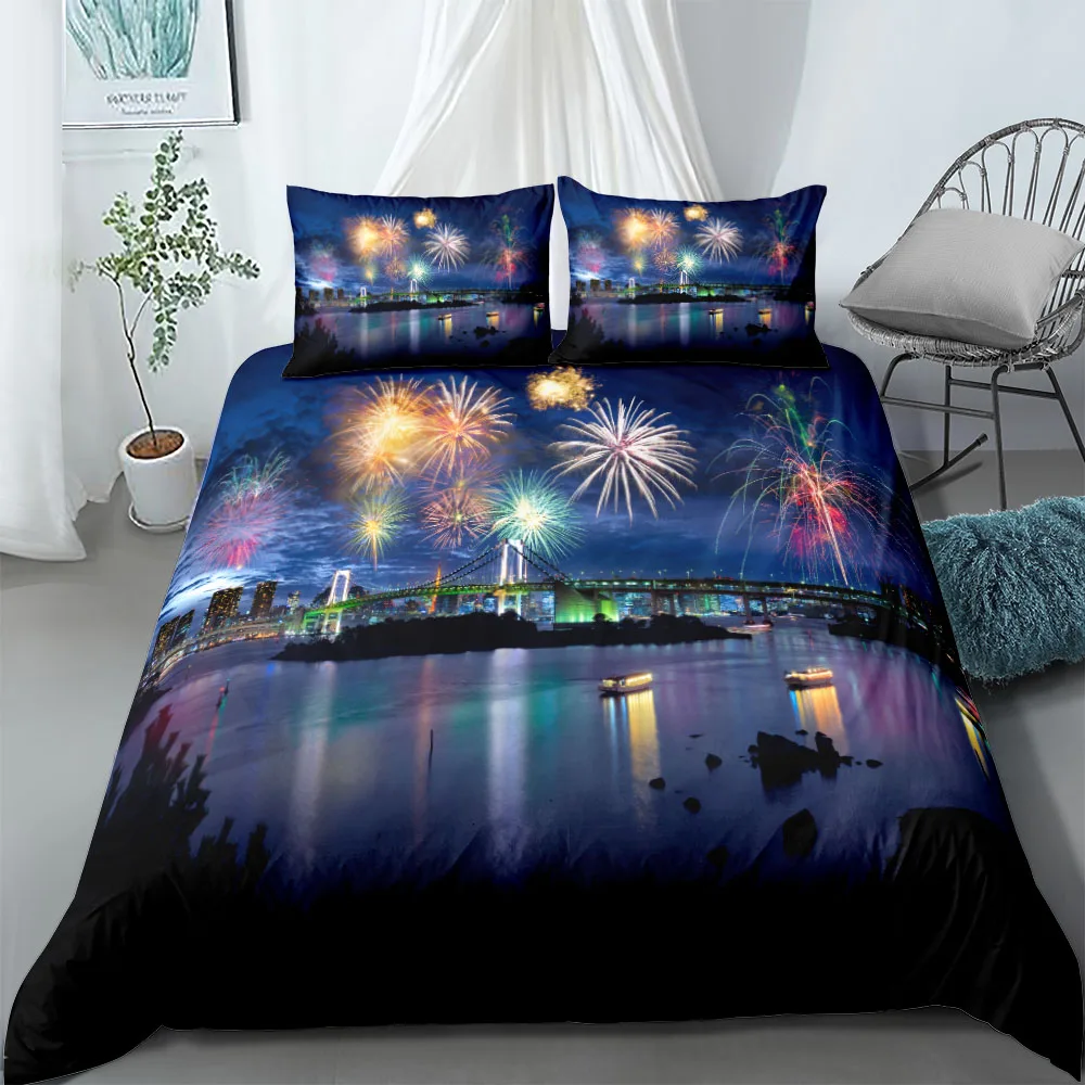 Imagem -02 - Neon City Night Duvet Cover Grupo Linho Solteiro Twin Duplo Rainha Rei Cal Cama King Size