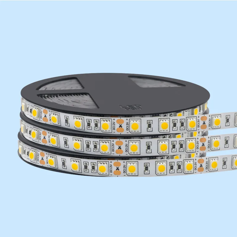 DC12V 1/2/3/4/5/10M 5050 SMD RGB LED Strip Light Waterproof Led Tape flexible Strip Light 60Leds/m Tira Home Decor Lamp Car Lamp