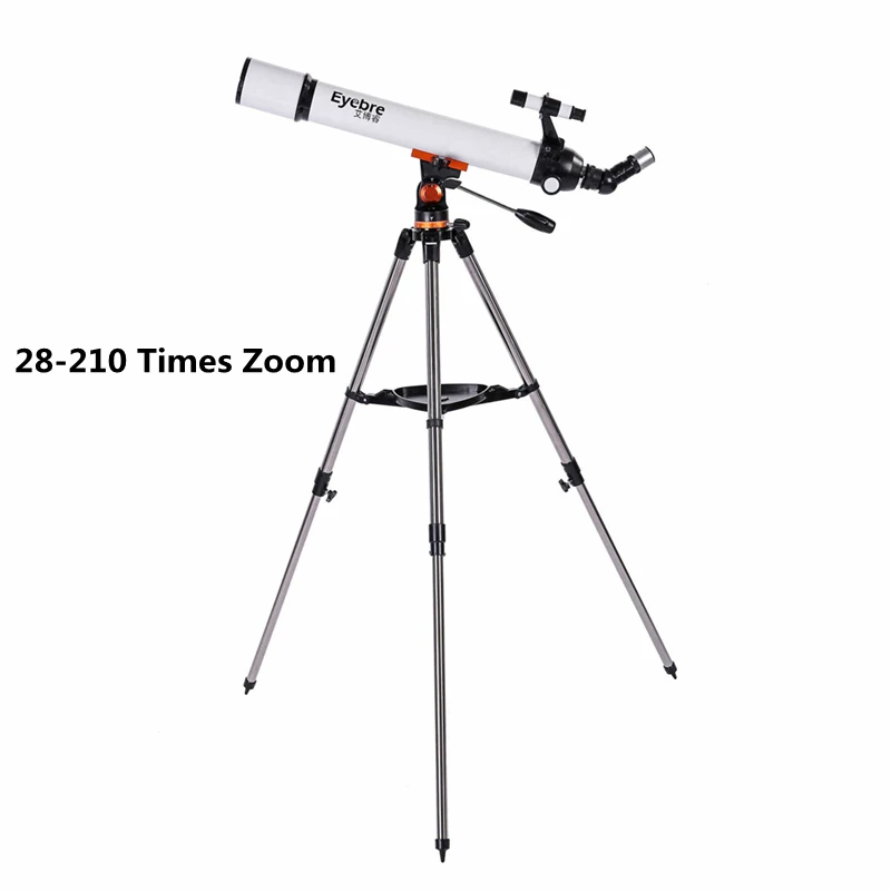 70700 Astronomical Telescope 28-210 Times Zoom Outdoor Star Moon Watching Monocular Space Observation Tools With Portable Tripod