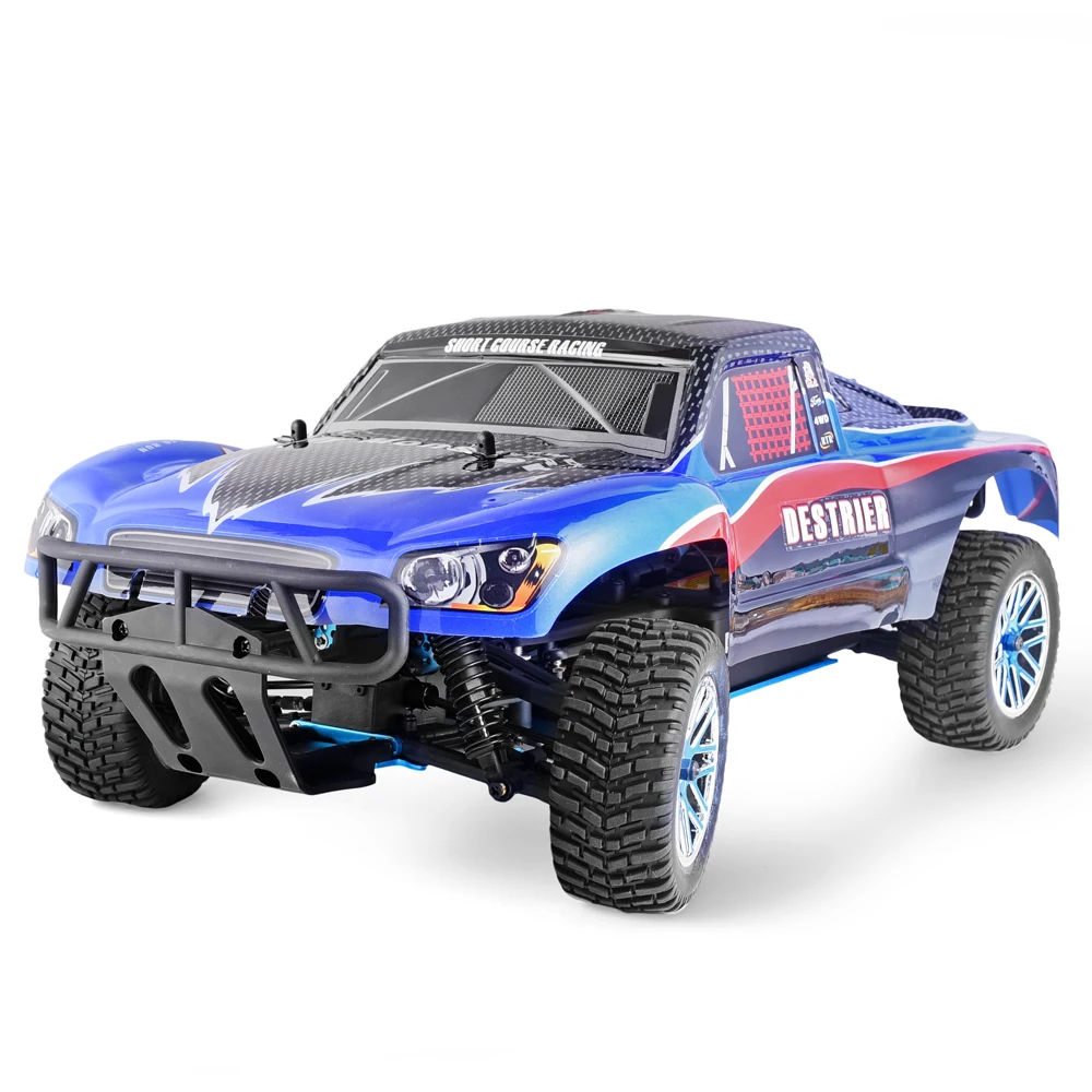 HSP RC Car 1:10 Scale 4wd Two Speed Remote Control Car Nitro Gas Power Off Road Short Course Truck 94155 with Igniter