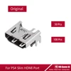 PS4 슬림 콘솔용 교체 HD 인터페이스, HDMI 호환 포트 커넥터 소켓 잭, 50 개, 100 개 1