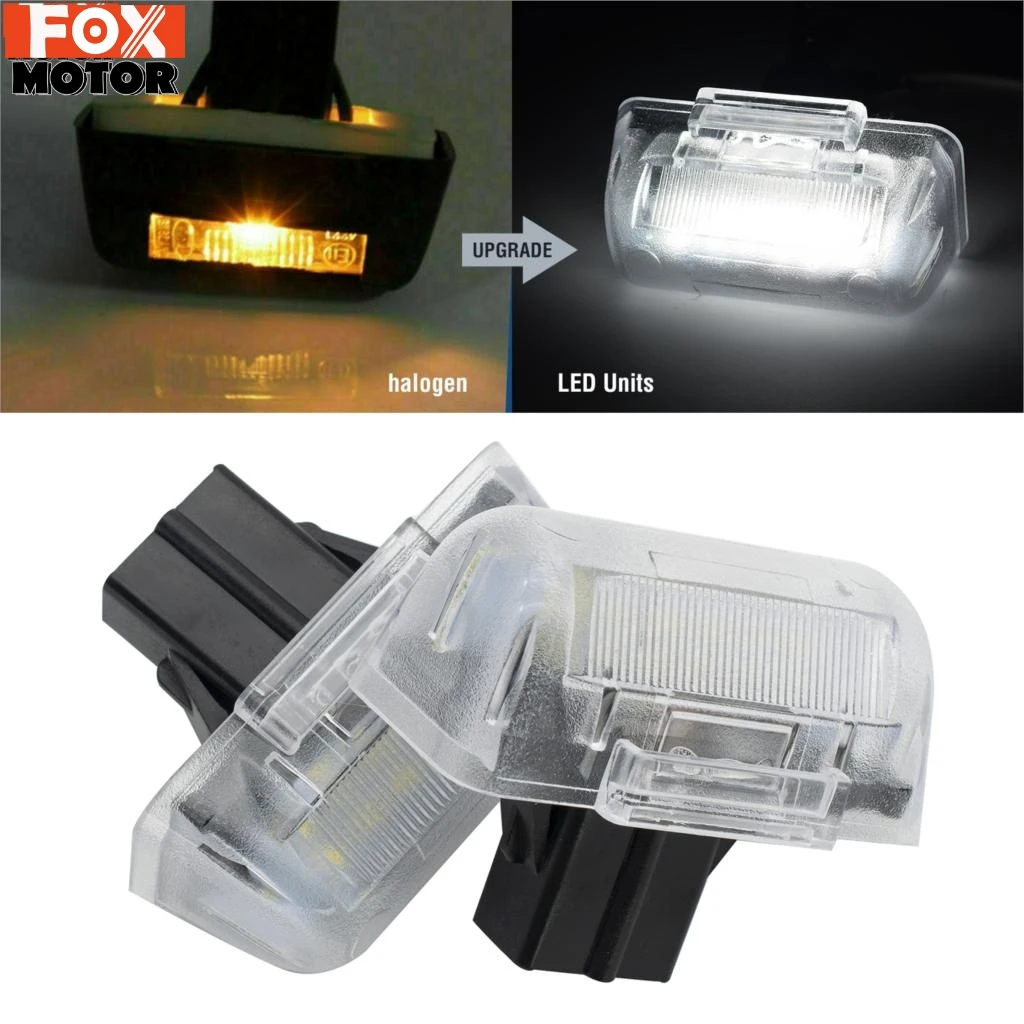 LED License Plate Lights White 6000K FOR FORD TRANSIT REAR BACK NUMBER PLATE LAMP LIGHT MK5 MK6 MK7 PER 2 4388111