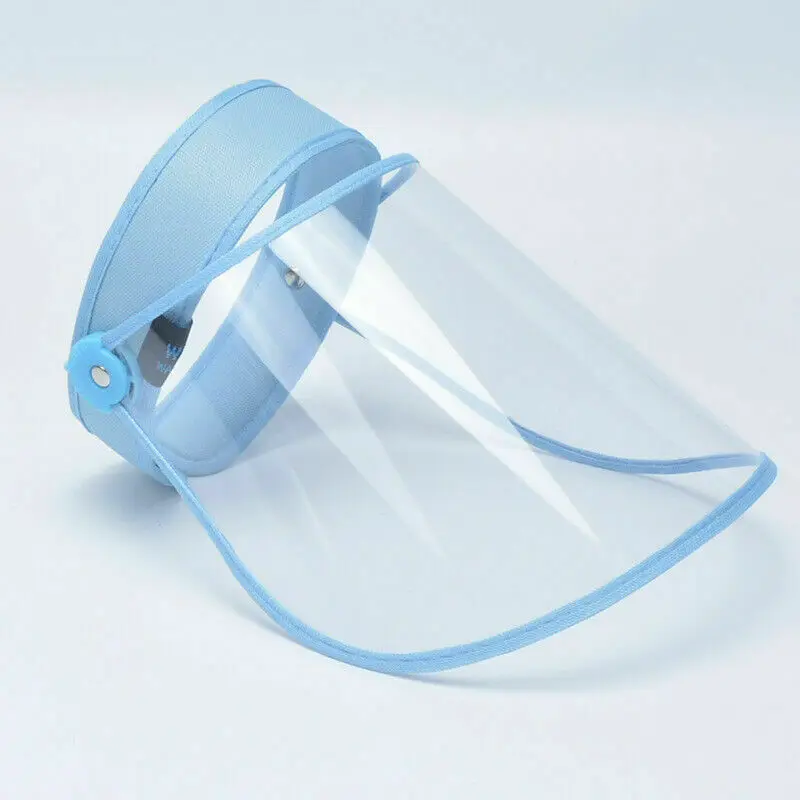 Anti-Saliva Dustproof Mask Transparent PVC Safety Faces Shields Screen Spare Visors For Head Eye Protection dust mask