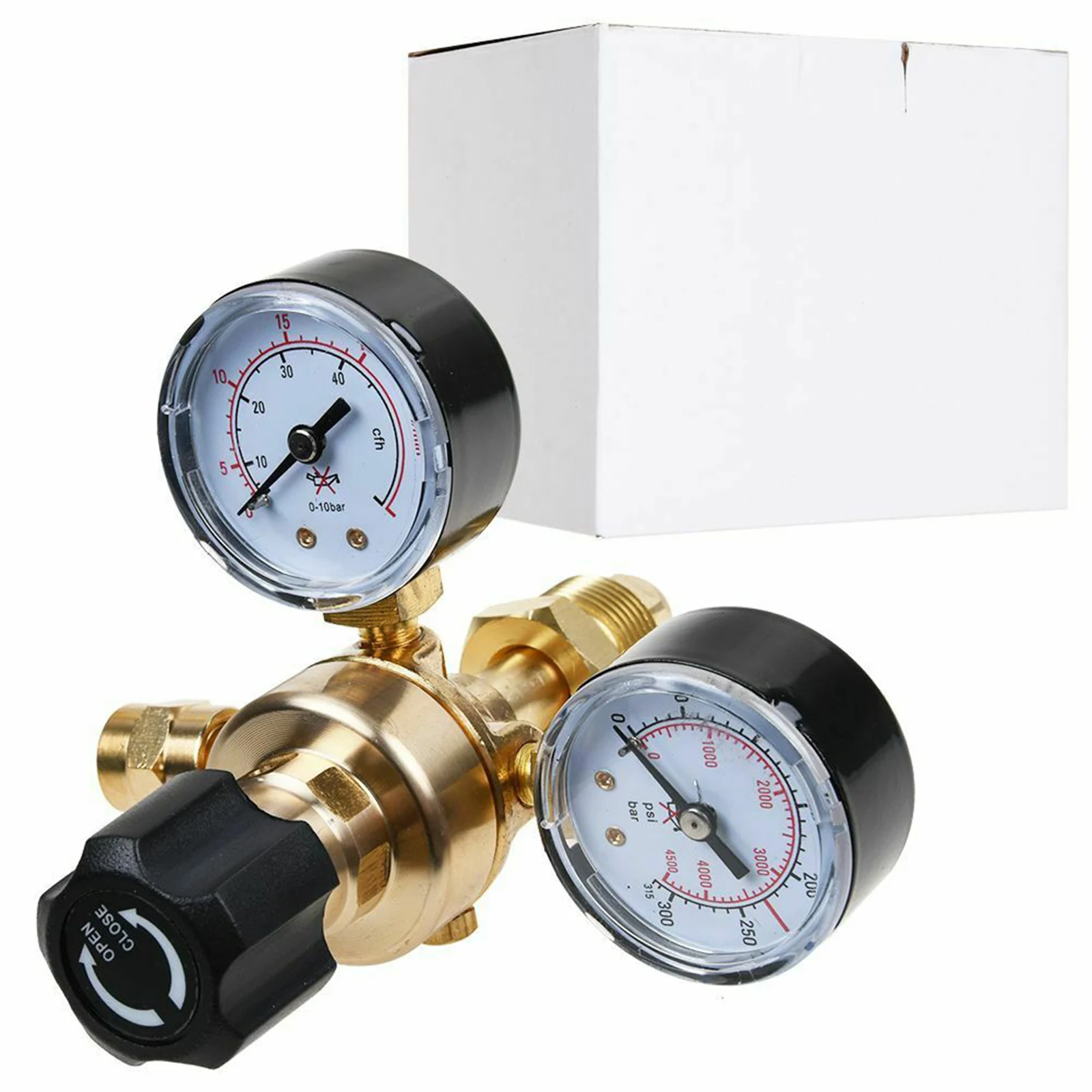 New Flow Meter Universal Pressure Regulator- Argon CO2 Gauge- Pressure Reducing Valve- for Mig Tig Welding Gas Welder