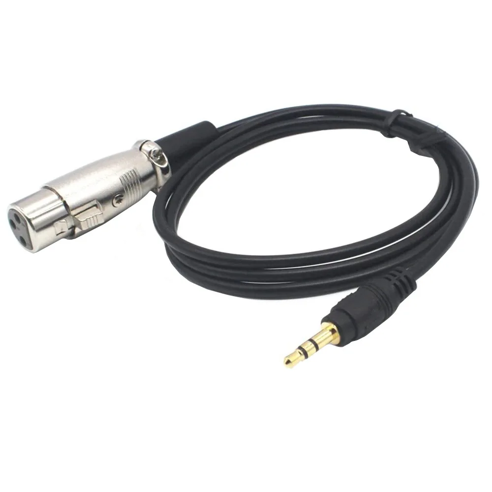 XLR 3 Pin Nam Đến Nữ Jack 3.5Mm Sang XLR Cáp Âm Thanh Cho Micro Loa Âm Thanh Máy Khuếch Đại XLR đầu Nối Cáp