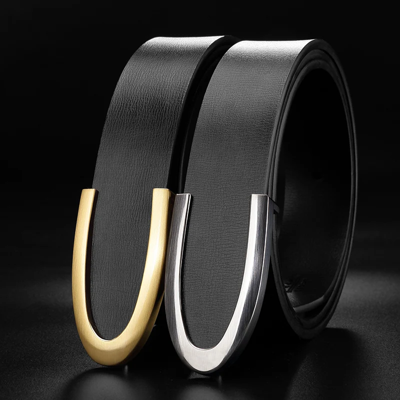 High Quality C letter belts men slide buckle Girdle 3.8 Wide cowhide genuine leather classic luxury brand cintos masculinos