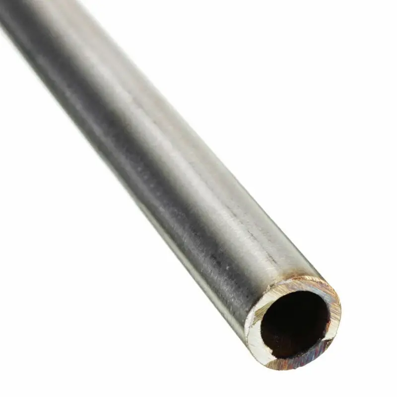 1pc Silver 304 Stainless Steel Capillary Tube 12mm OD 10mm ID 250mm Length Home Improvement Accessories