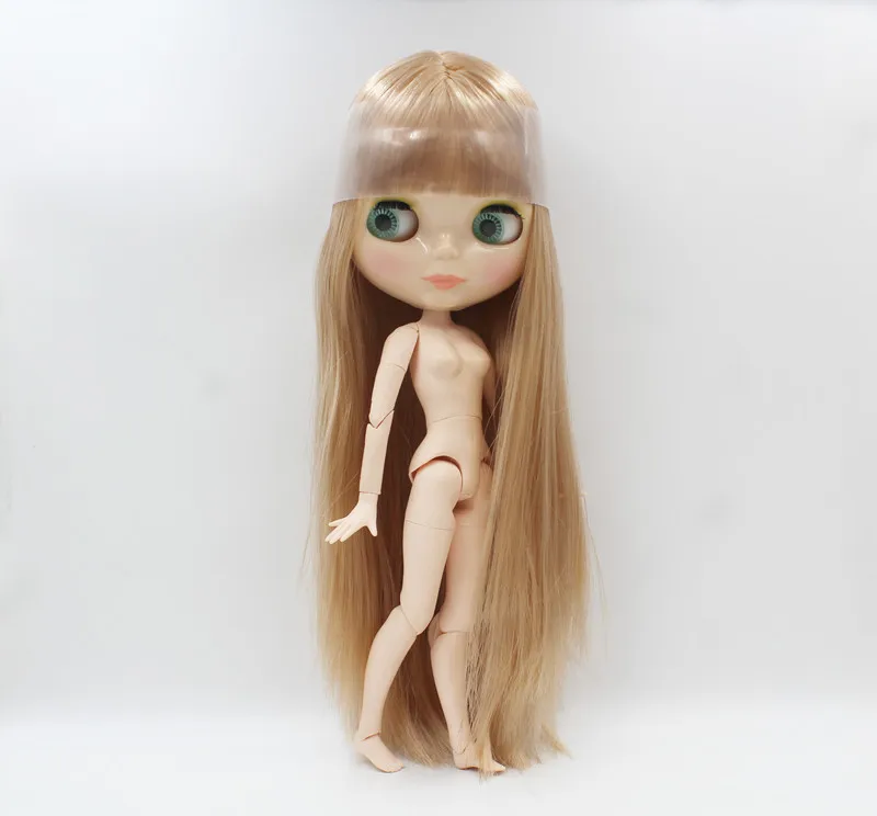 Poupée blythe nue avec de beaux cheveux, 4 couleurs, jouet mignon, bricolage, cadeau d'anniversaire pour fille, livraison gratuite, grosse réduction, RBL-855J