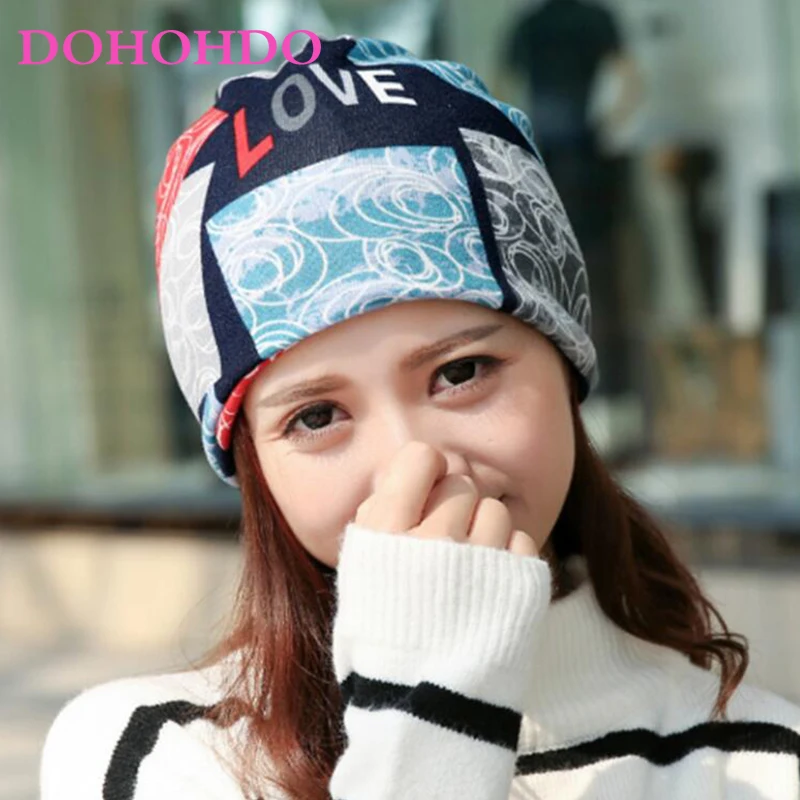 2022 Brand Women Beanies Caps Spring Winter Cotton Hat Fashion Cap Hip-hop Beanie Scarf Chapeu Feminino Cap 3 Way To Wear Bonnet