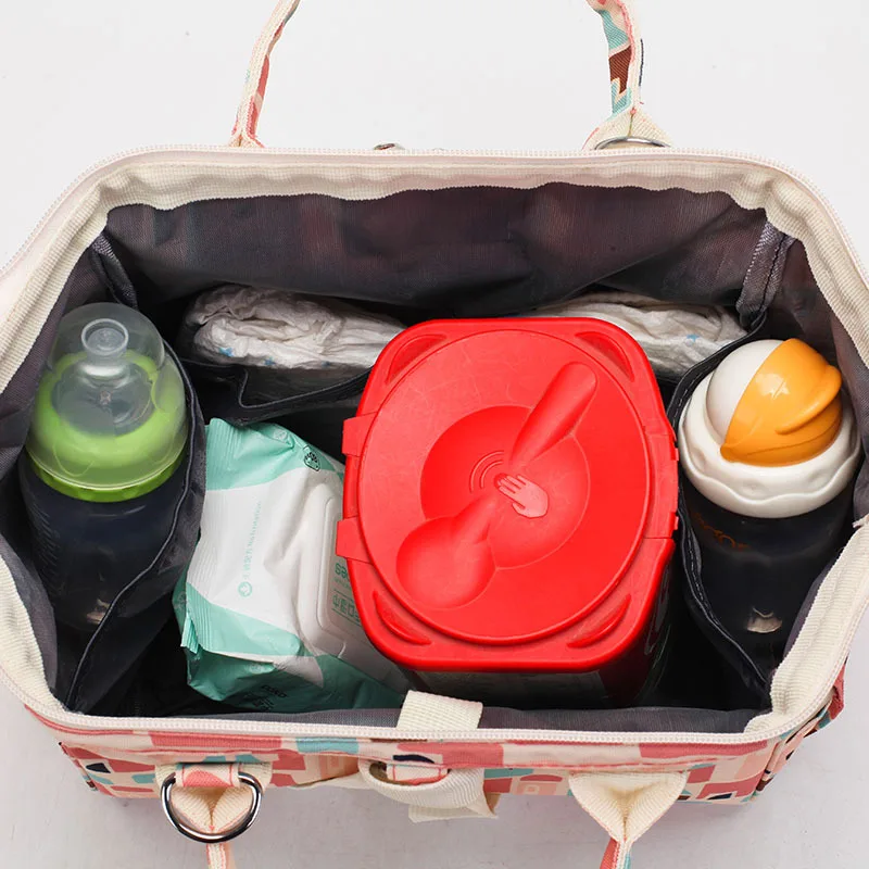 New Style Baby Waterproof Diaper Bag Large Capacity Mommy Outdoor Travel Bag Multifunctional Maternity Mother Baby Organizer