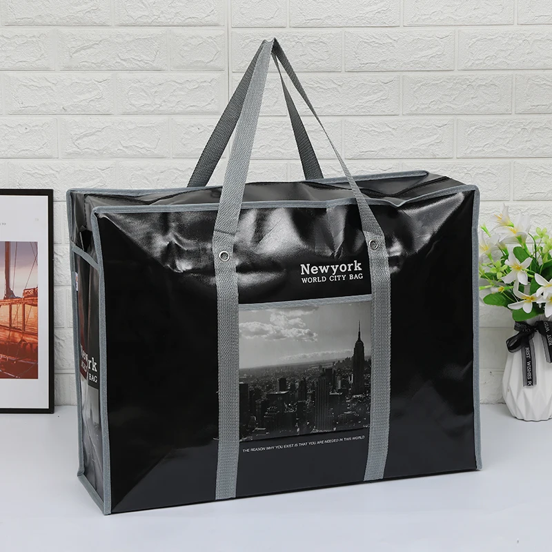 Verdicken Quilt Organizer Lagerung Tasche Gepäck Taschen Tragbare Einkaufen Reisen Feuchtigkeit Beweis Paket Kleidung Studenten – Detail 10