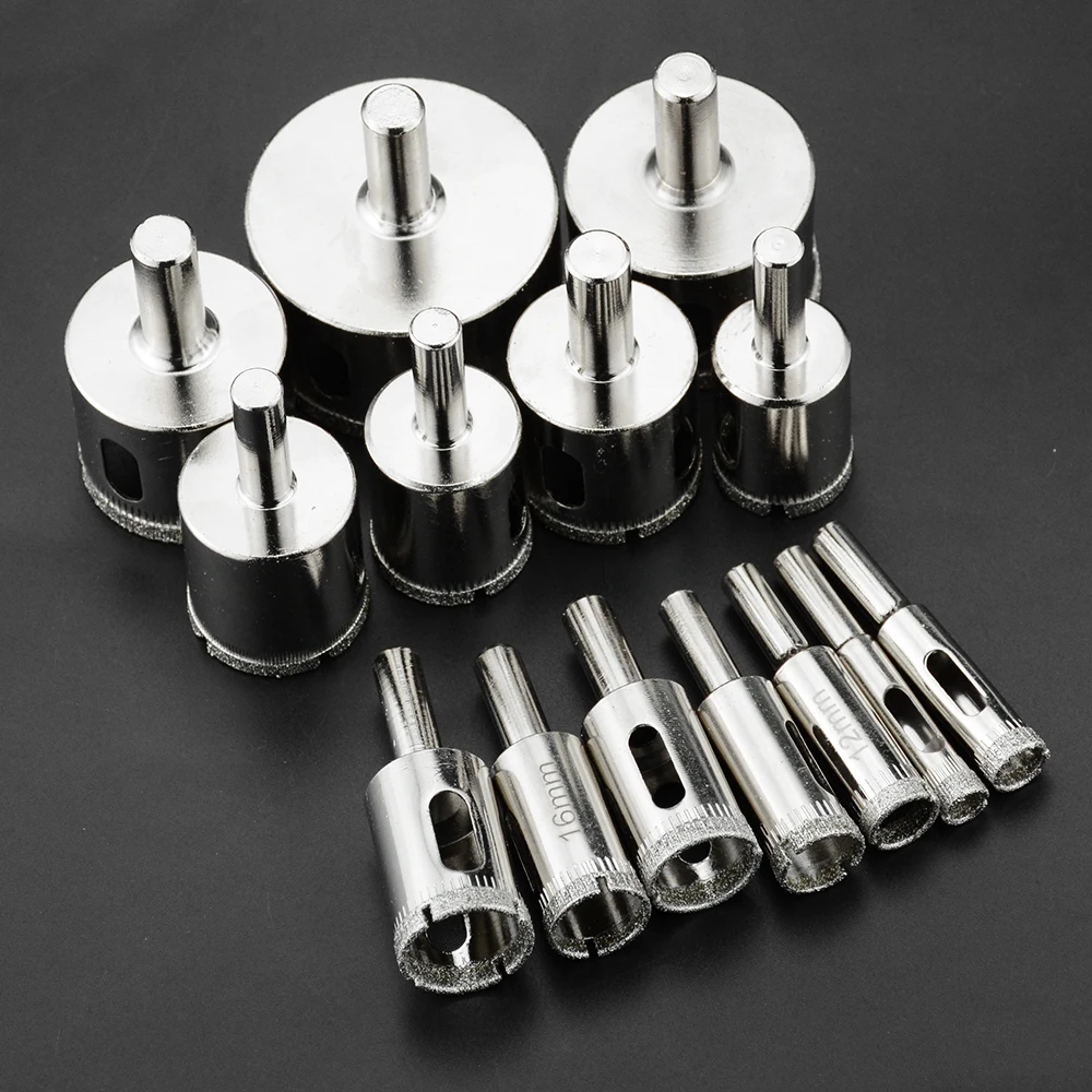 3-55mm Diamond Drill Hole Saw for Ceramic, Glass, Tile, Porcelain,Wood Hole Opener Tools hole saw metal