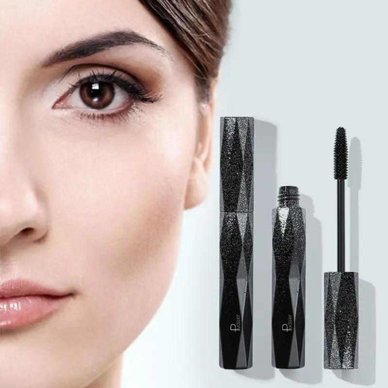 

4D Natural black Mascara Slender Natural Curls Thick Easy To Brush Not Blooming Mascara Waterproof mascara Big Eye makeup T1066