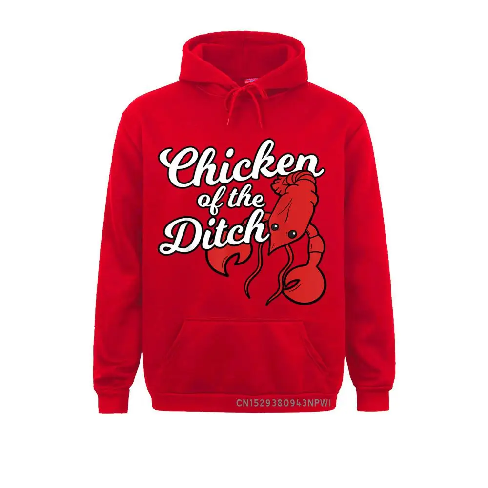 Chicken Of The Ditch Hoodie Crawfish Cajun Food Party Gift Hoodies 2021 New Tight Long Sleeve Men Sweatshirts Youthful Hoods