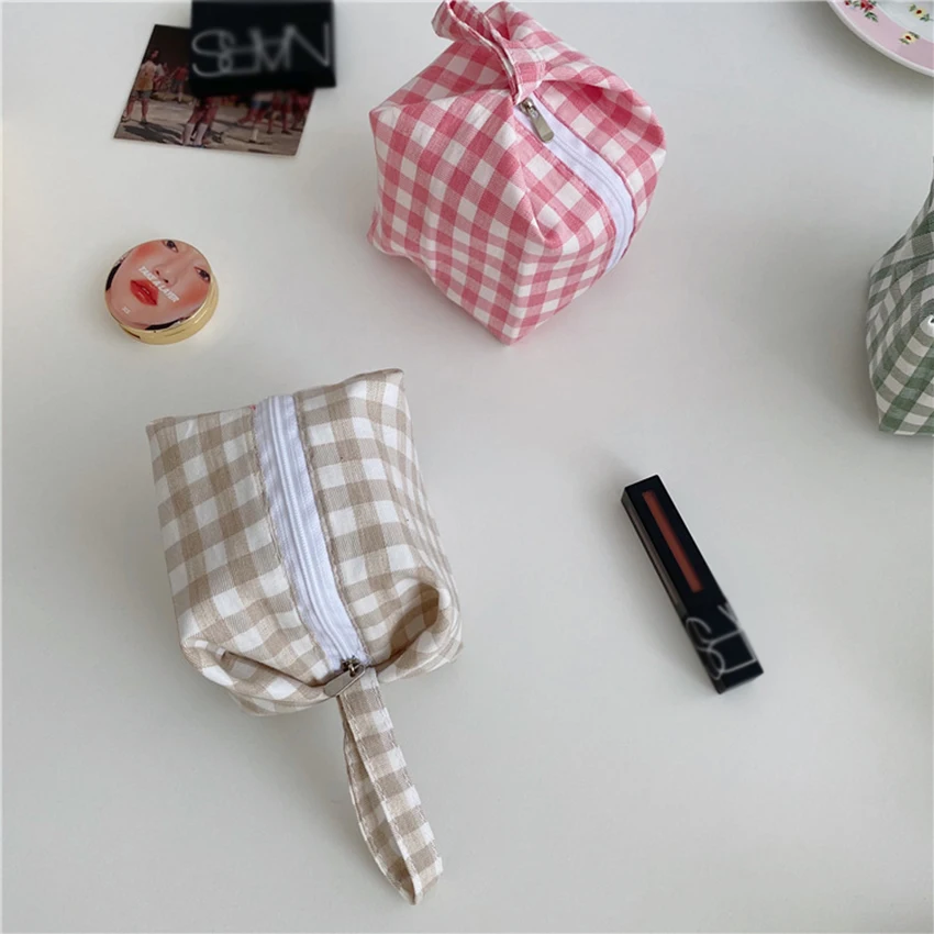 حقيبة مستحضرات تجميل زيبر السفر منظم أدوات التجميل ، القطن رقيقة ، لينة سعة كبيرة حقيبة مستحضرات التجميل للنساء والفتيات